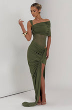 Lisette Bodysuit - Khaki - Napalia