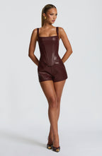 Liv Shorts - Burgundy - Napalia