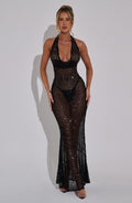 Lorena Maxi Dress - Black - Napalia