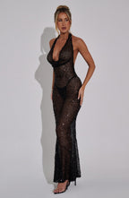 Lorena Maxi Dress - Black - Napalia