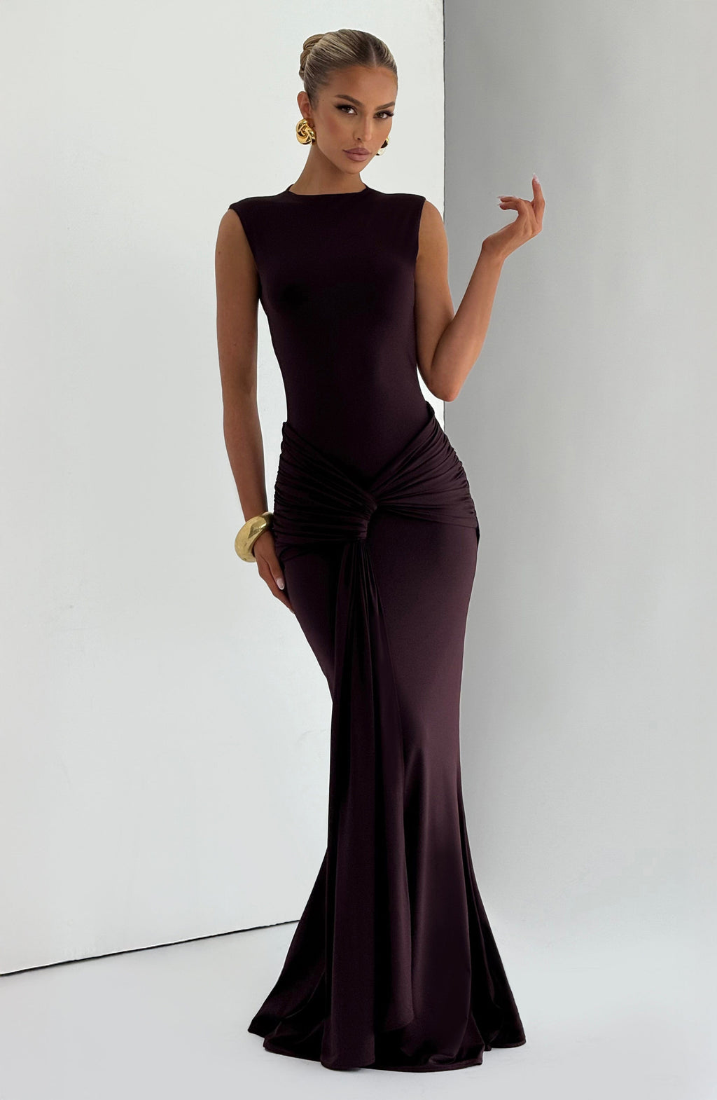 Lorenza Maxi Dress - Plum - Napalia