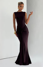 Lorenza Maxi Dress - Plum - Napalia