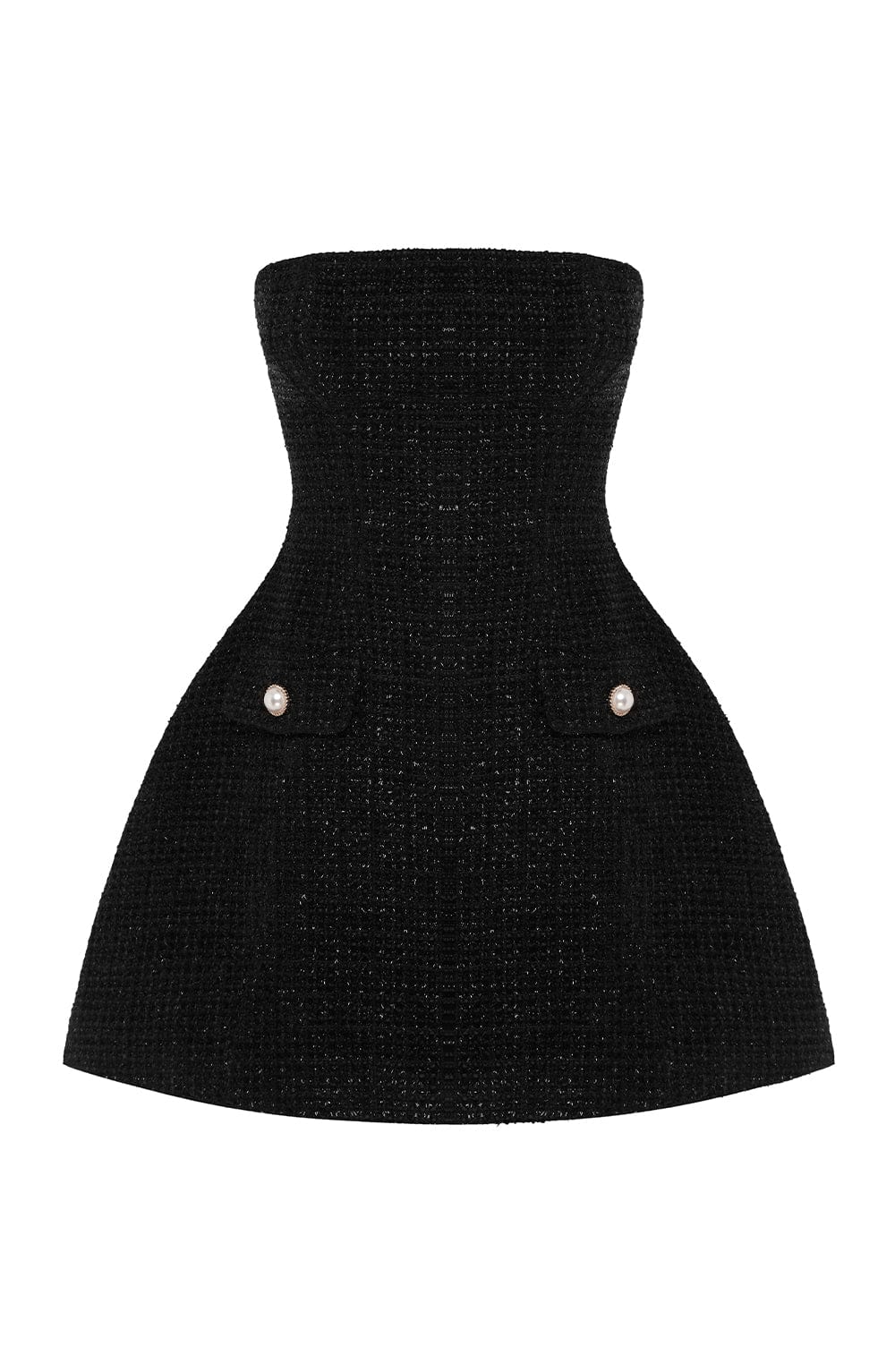 Lottie Mini Dress - Black - Napalia