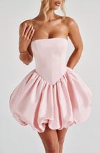 Lotus Mini Dress - Blush - Napalia
