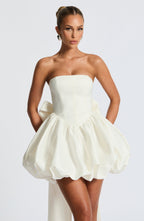 Lotus Mini Dress - Ivory - Napalia