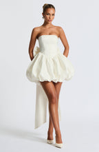 Lotus Mini Dress - Ivory - Napalia