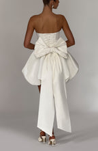 Lotus Mini Dress - Ivory - Napalia