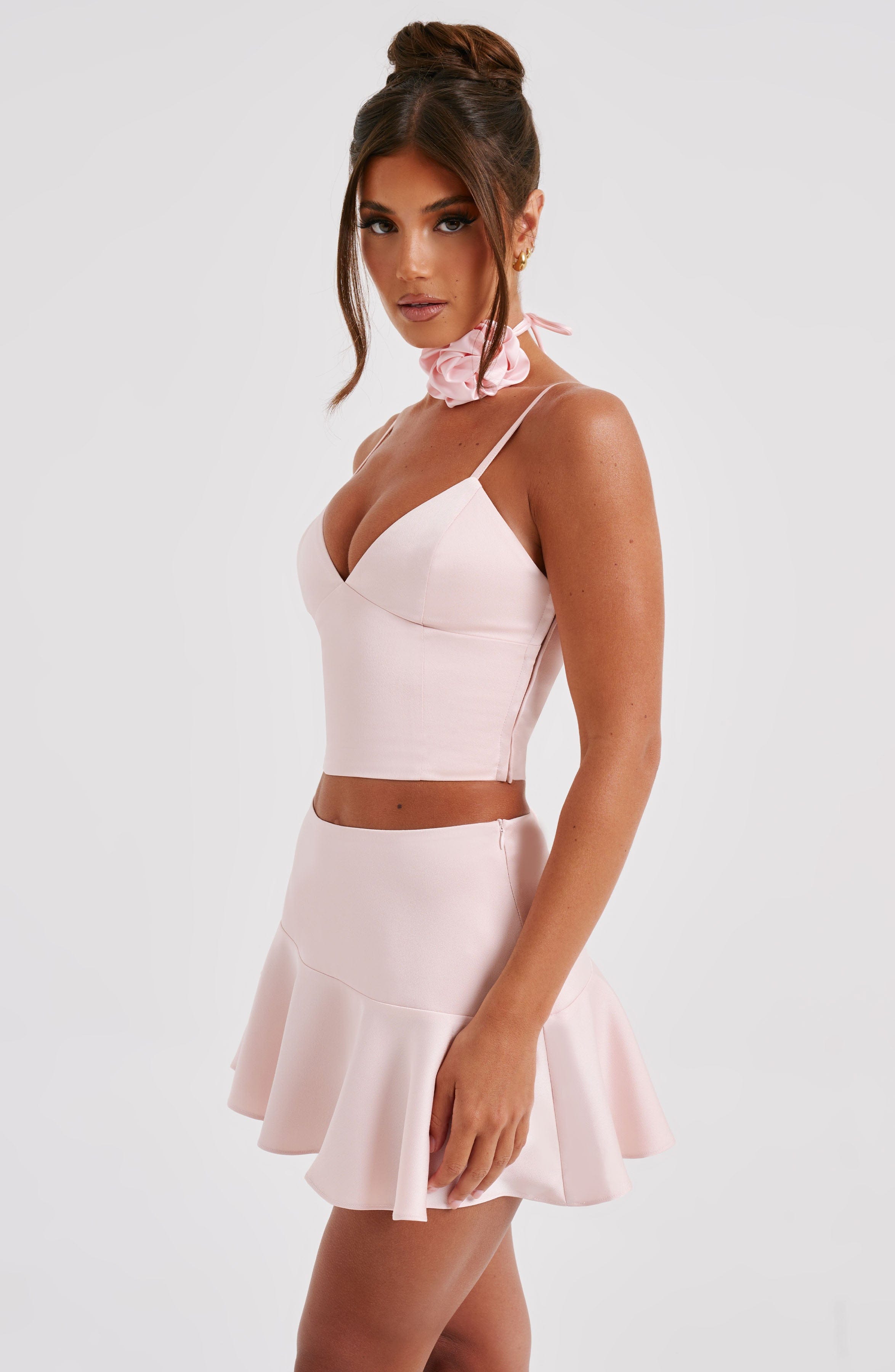 Louisa Mini Skirt - Blush - Napalia