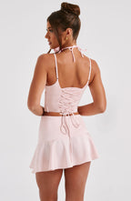 Louisa Mini Skirt - Blush - Napalia