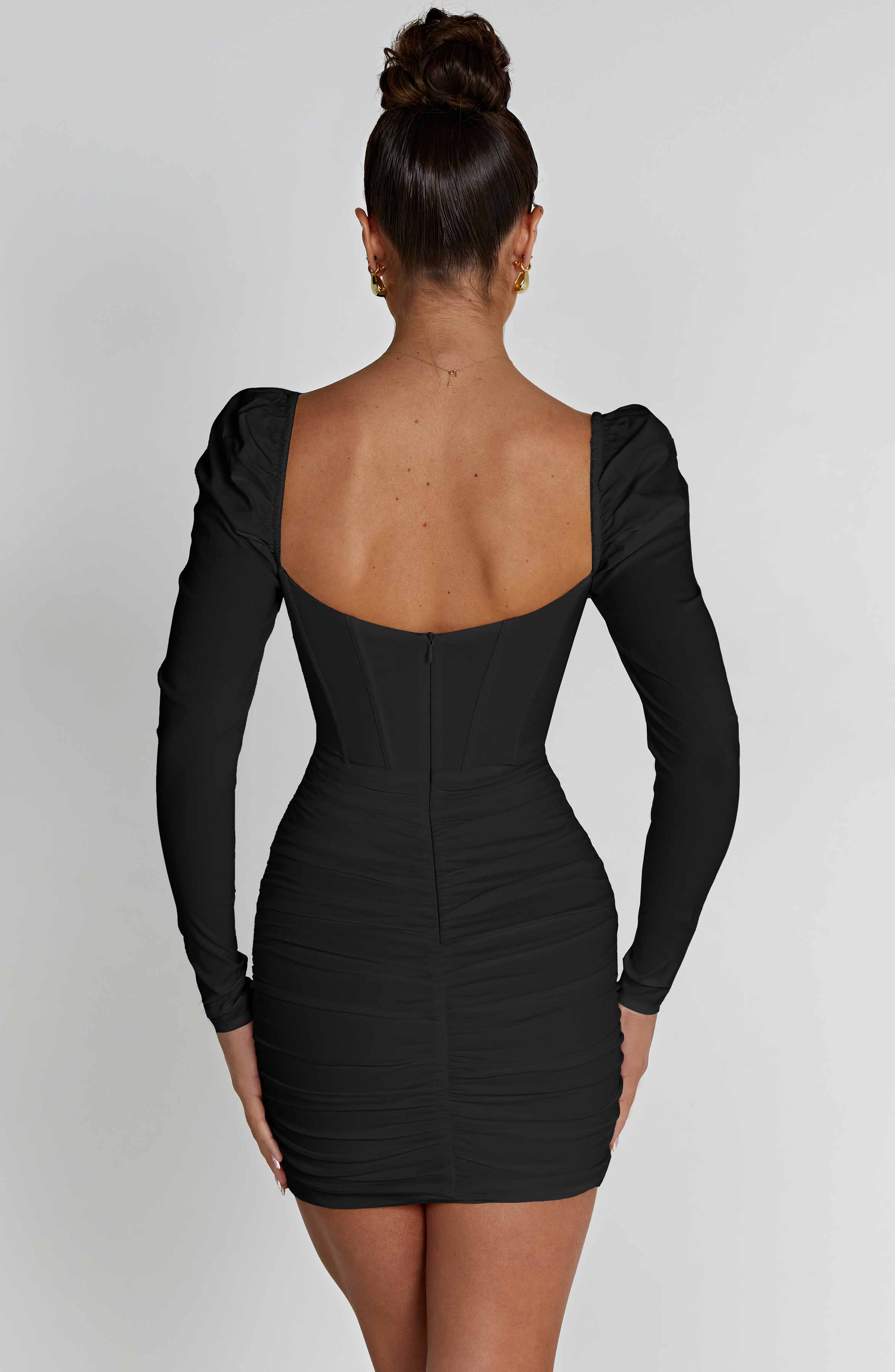 Louise Mini Dress - Black - Napalia