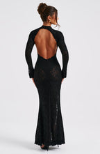 Lourdes Maxi Dress - Black - Napalia