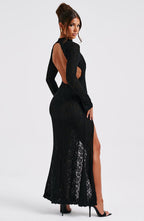 Lourdes Maxi Dress - Black - Napalia