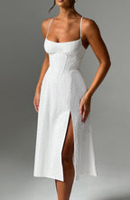 Luanna Midi Dress - Ivory - Napalia