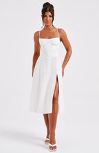 Luanna Midi Dress - Ivory - Napalia
