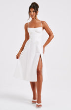Luanna Midi Dress - Ivory - Napalia