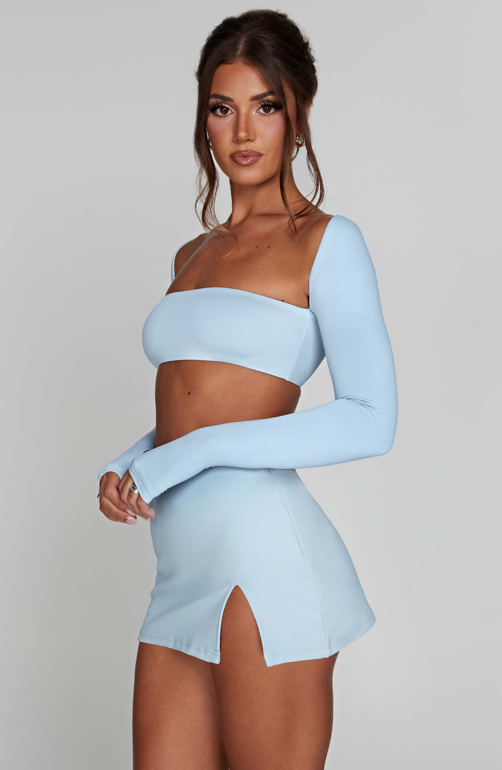 Lucianna Top - Baby Blue - Napalia