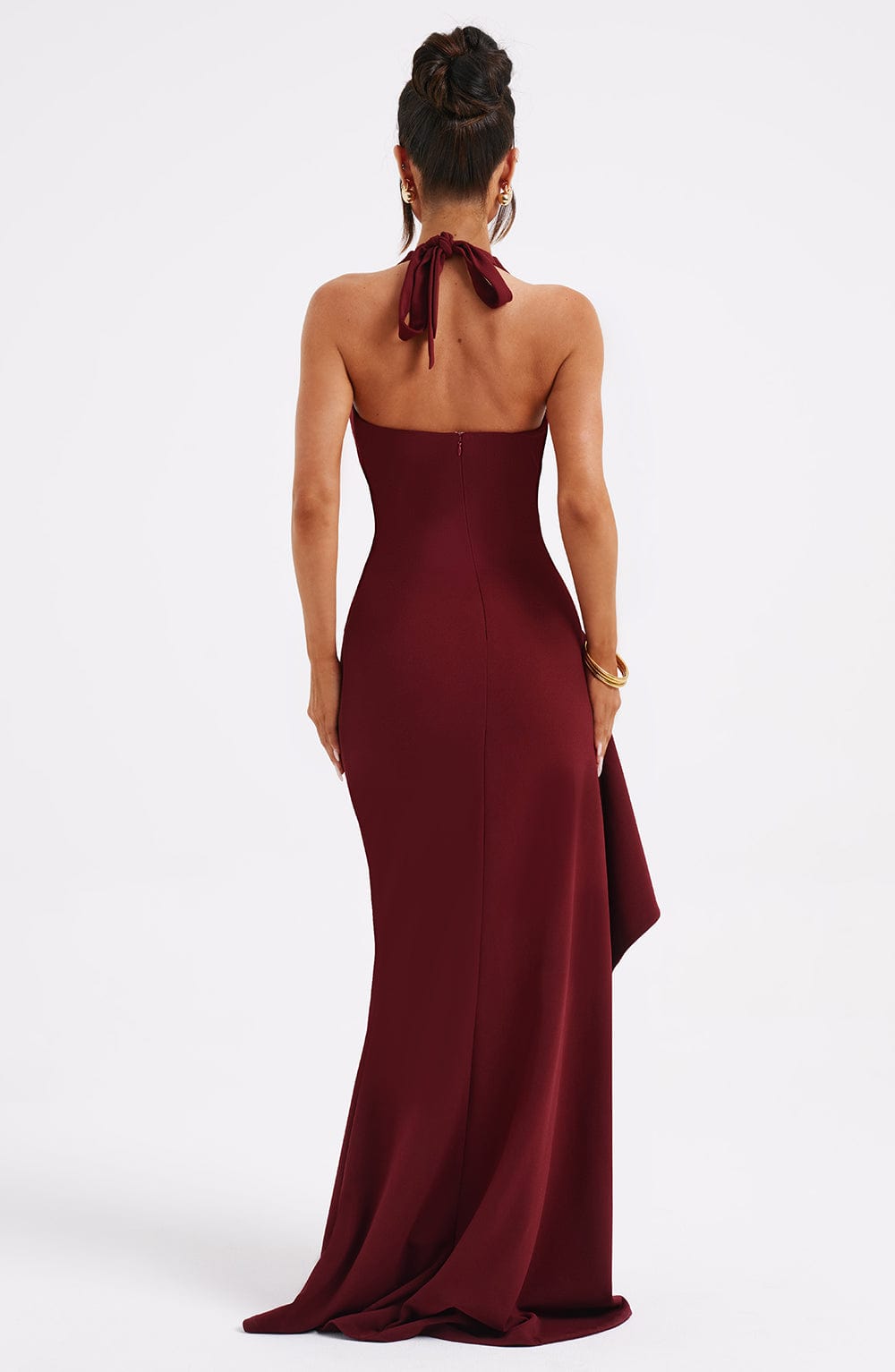 Luella Maxi Dress - Burgundy - Napalia
