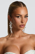 Lumina Earrings - Clear - Napalia