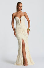 Lysandra Maxi Dress - Ivory - Napalia