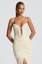 Lysandra Maxi Dress - Ivory - Napalia