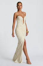 Lysandra Maxi Dress - Ivory - Napalia