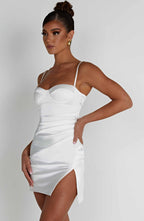 Mabel Mini Dress - Ivory - Napalia