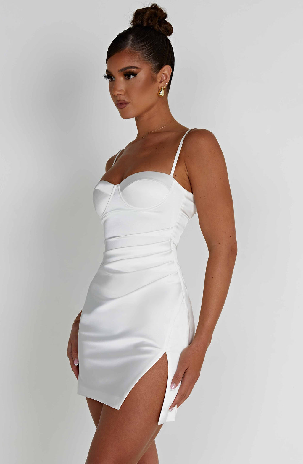 Mabel Mini Dress - Ivory - Napalia