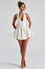 Madeline Playsuit - Ivory - Napalia
