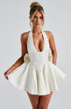 Madeline Playsuit - Ivory - Napalia