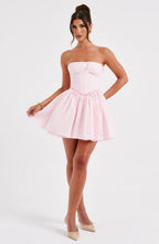 Maeve Mini Dress - Blush - Napalia