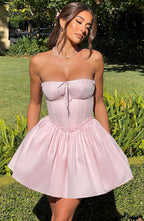 Maeve Mini Dress - Blush - Napalia