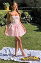 Maeve Mini Dress - Blush - Napalia