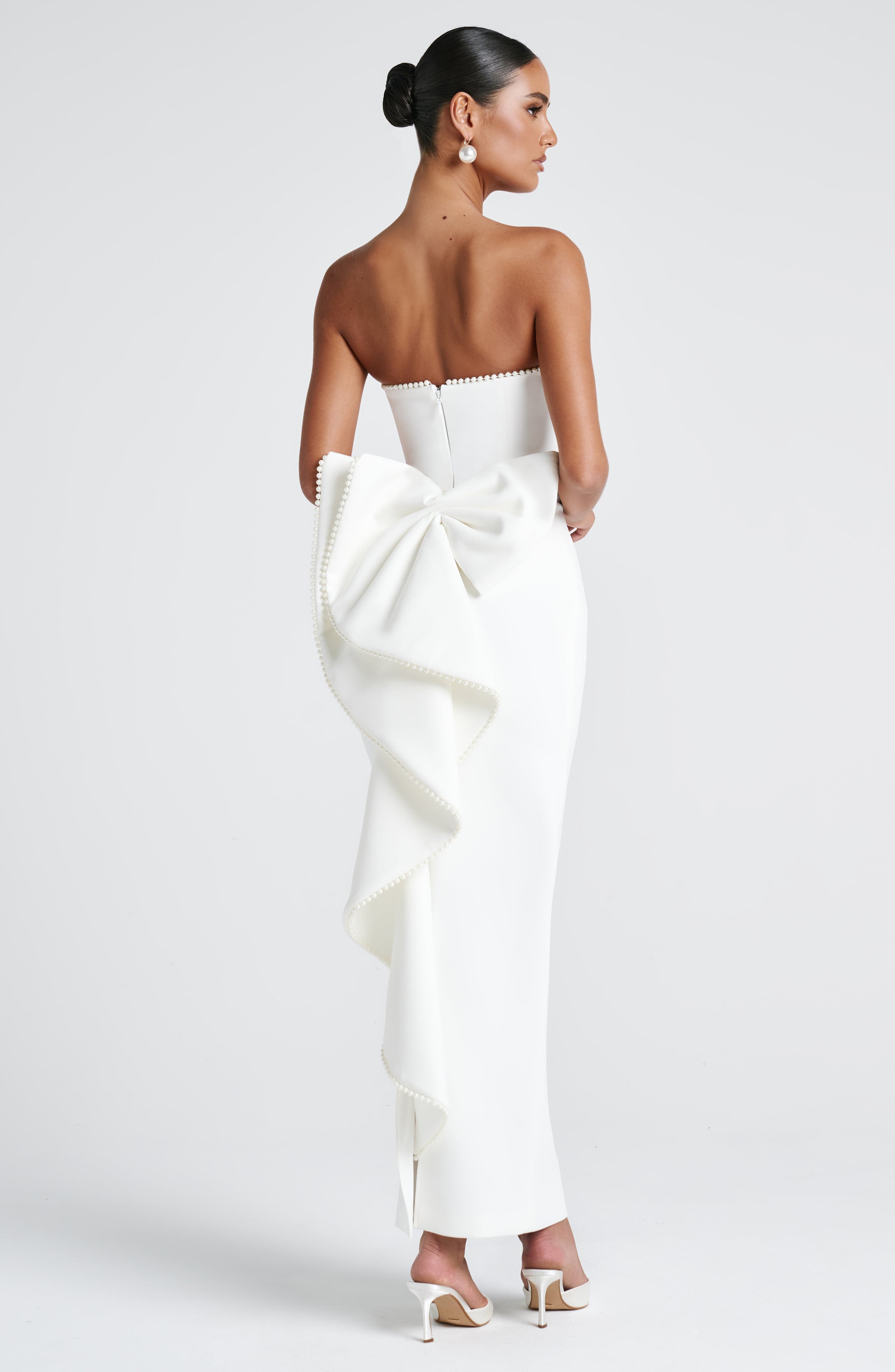 Magnolia Maxi Dress - Ivory - Napalia