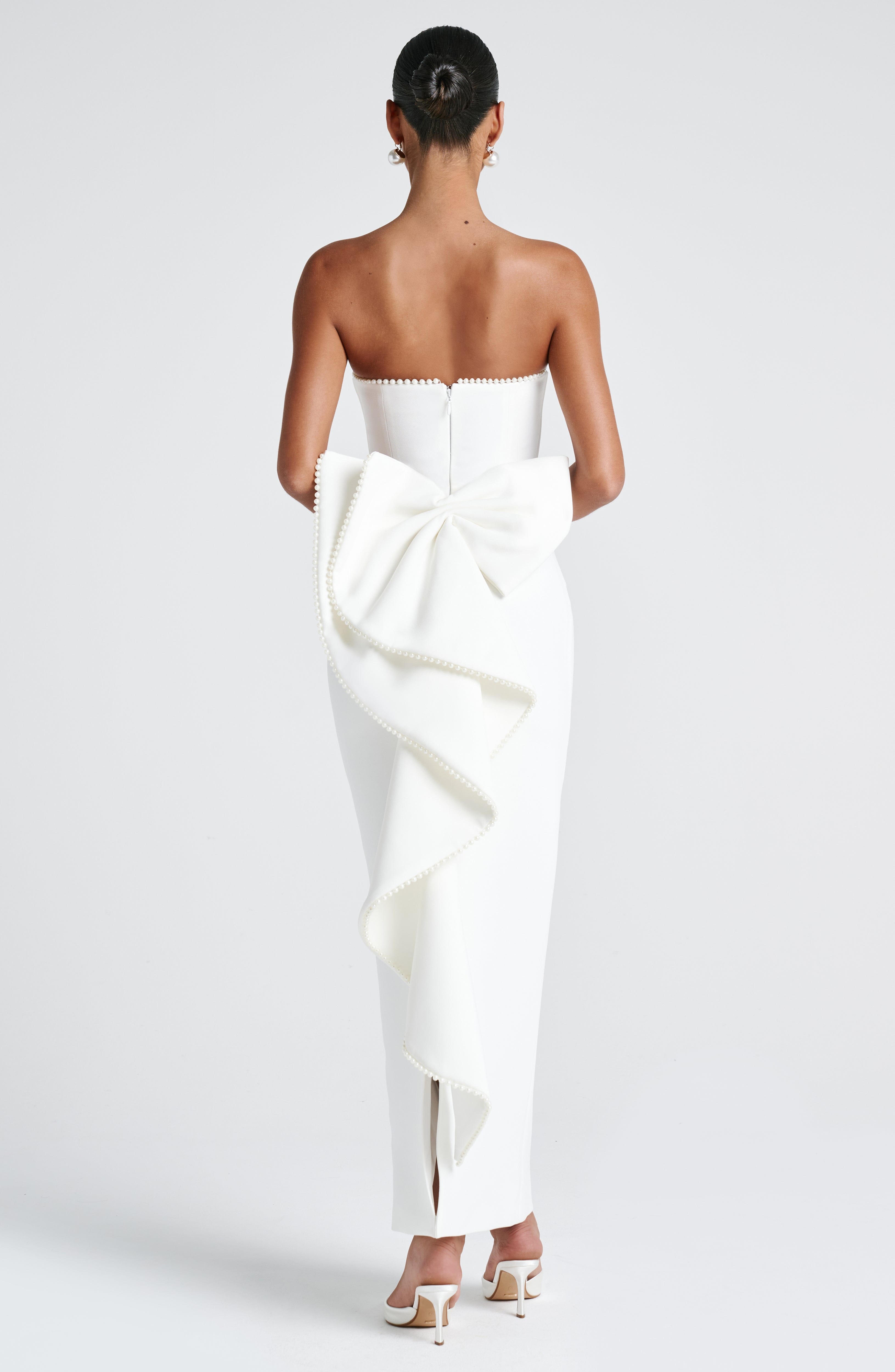 Magnolia Maxi Dress - Ivory - Napalia