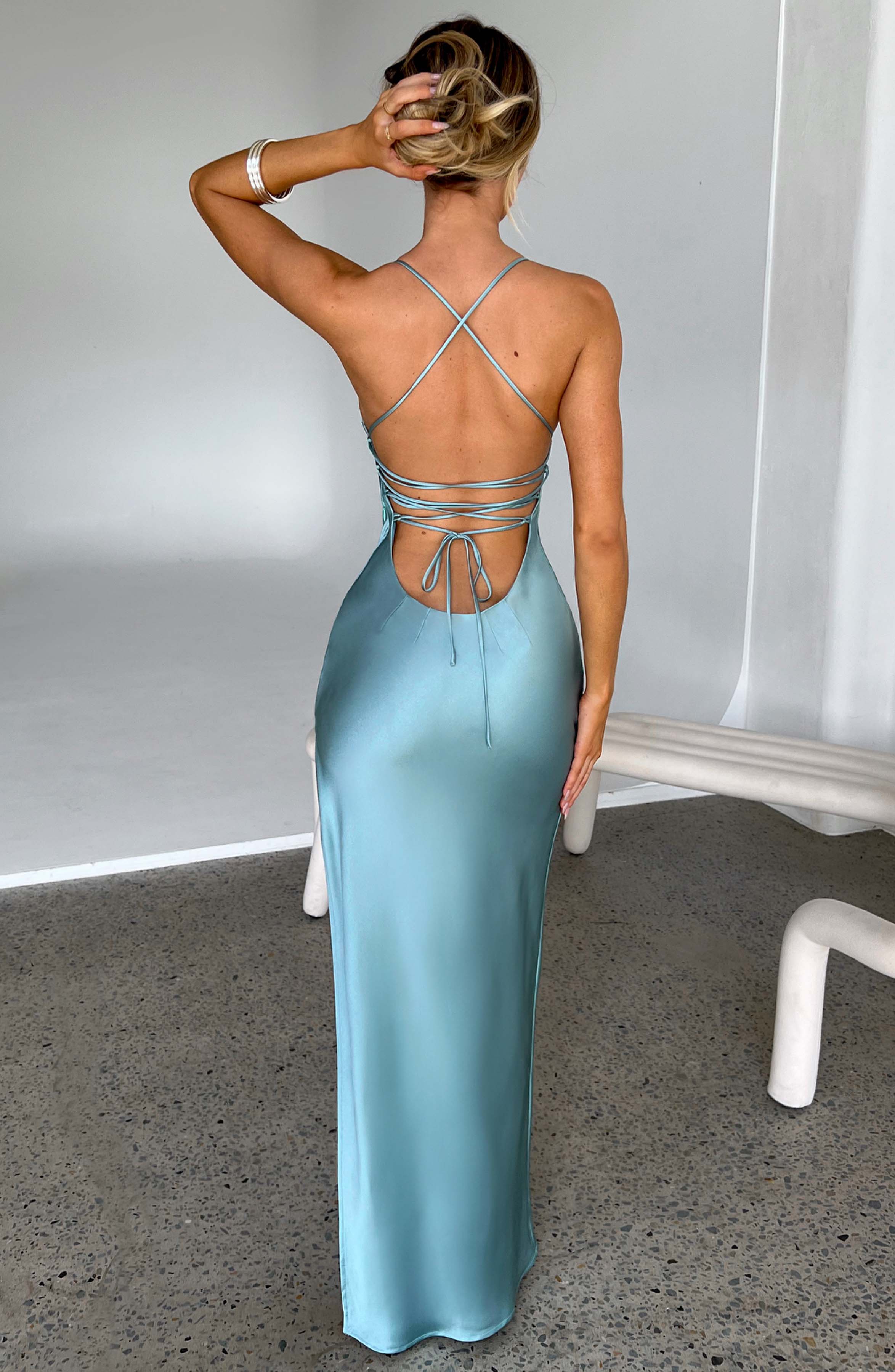Makalita Maxi Dress - Turquoise - Napalia