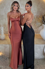 Malika Maxi Dress - Black - Napalia
