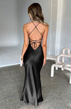 Malika Maxi Dress - Black - Napalia