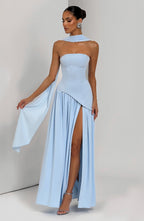 Maliyah Maxi Dress - Baby Blue - Napalia