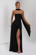 Maliyah Maxi Dress - Black - Napalia