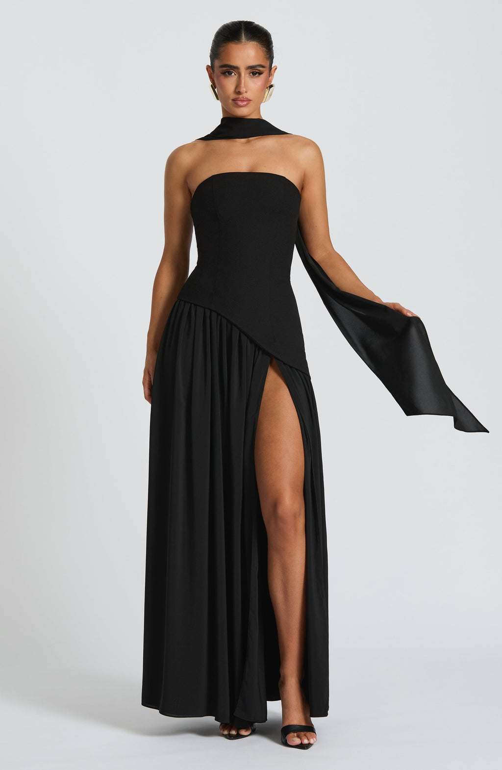 Maliyah Maxi Dress - Black - Napalia