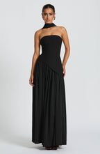 Maliyah Maxi Dress - Black - Napalia