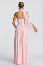 Maliyah Maxi Dress - Blush - Napalia