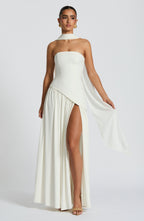 Maliyah Maxi Dress - Ivory - Napalia