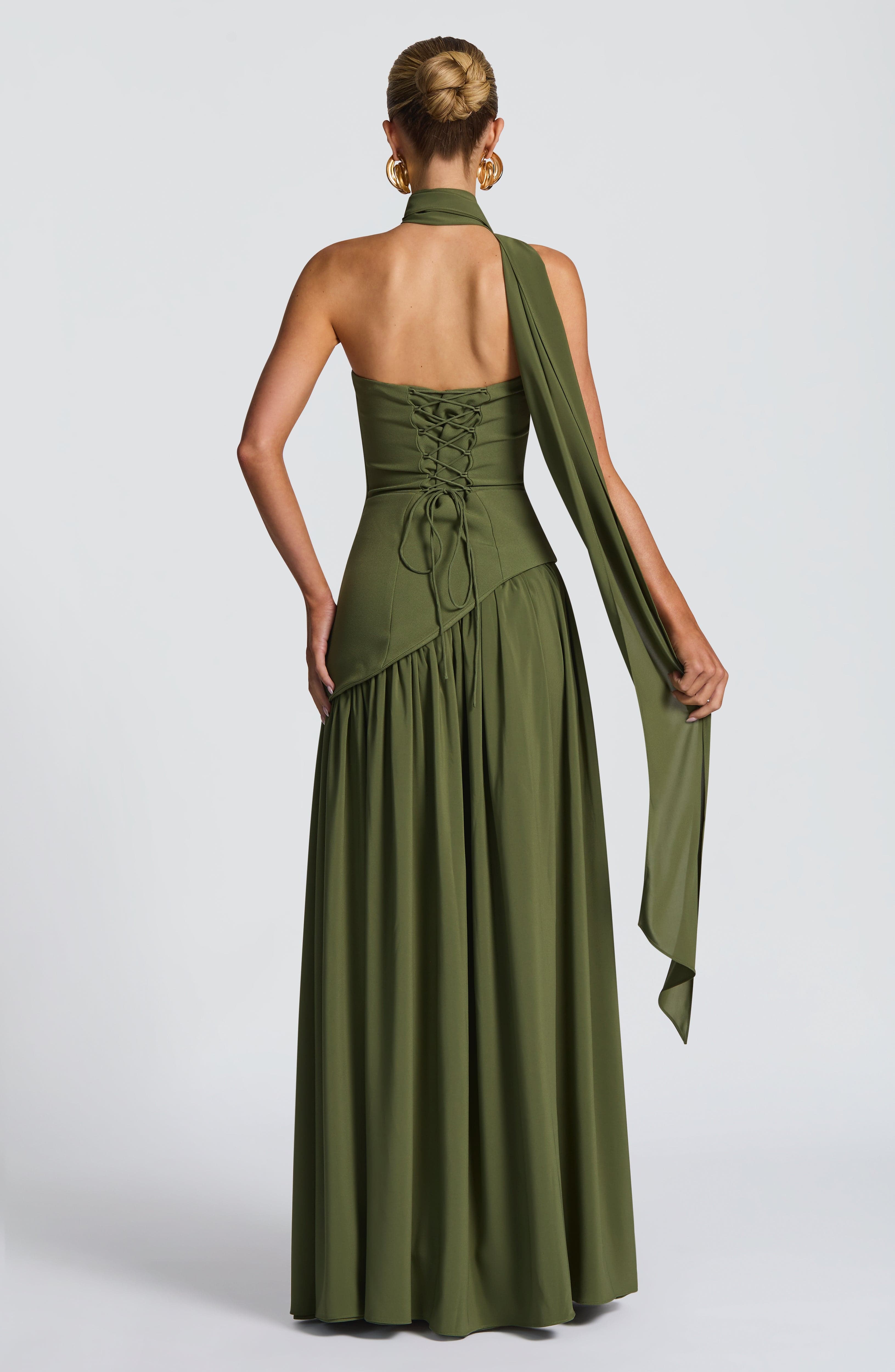 Maliyah Maxi Dress - Khaki - Napalia