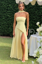 Maliyah Maxi Dress - Lemon - Napalia