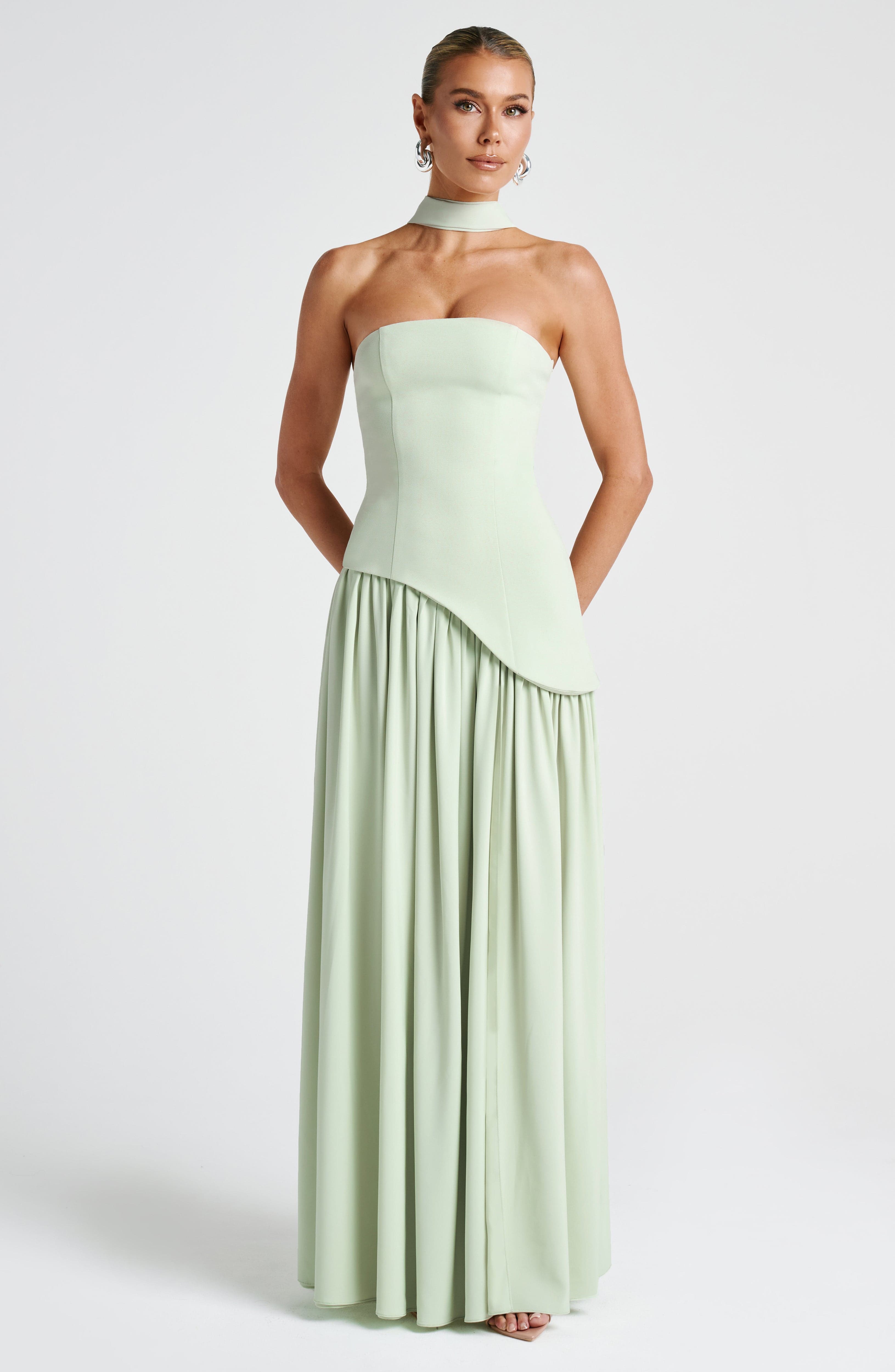 Maliyah Maxi Dress - Mint - Napalia