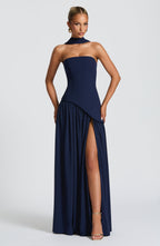 Maliyah Maxi Dress - Navy - Napalia