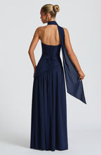 Maliyah Maxi Dress - Navy - Napalia