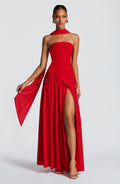 Maliyah Maxi Dress - Red - Napalia