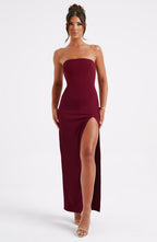 Marcia Maxi Dress - Burgundy - Napalia